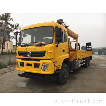 Xe Dongfeng 6x4 được trang bị cần cẩu 10T 4 phần